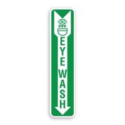 Eyewash Safety Sign Oblong Shaped