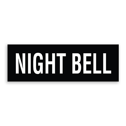 Night Bell Sign